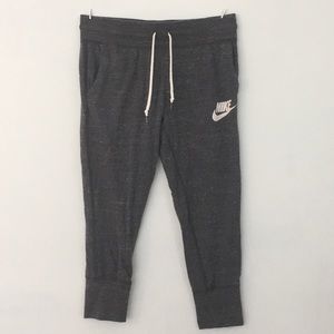 Gray Nike joggers